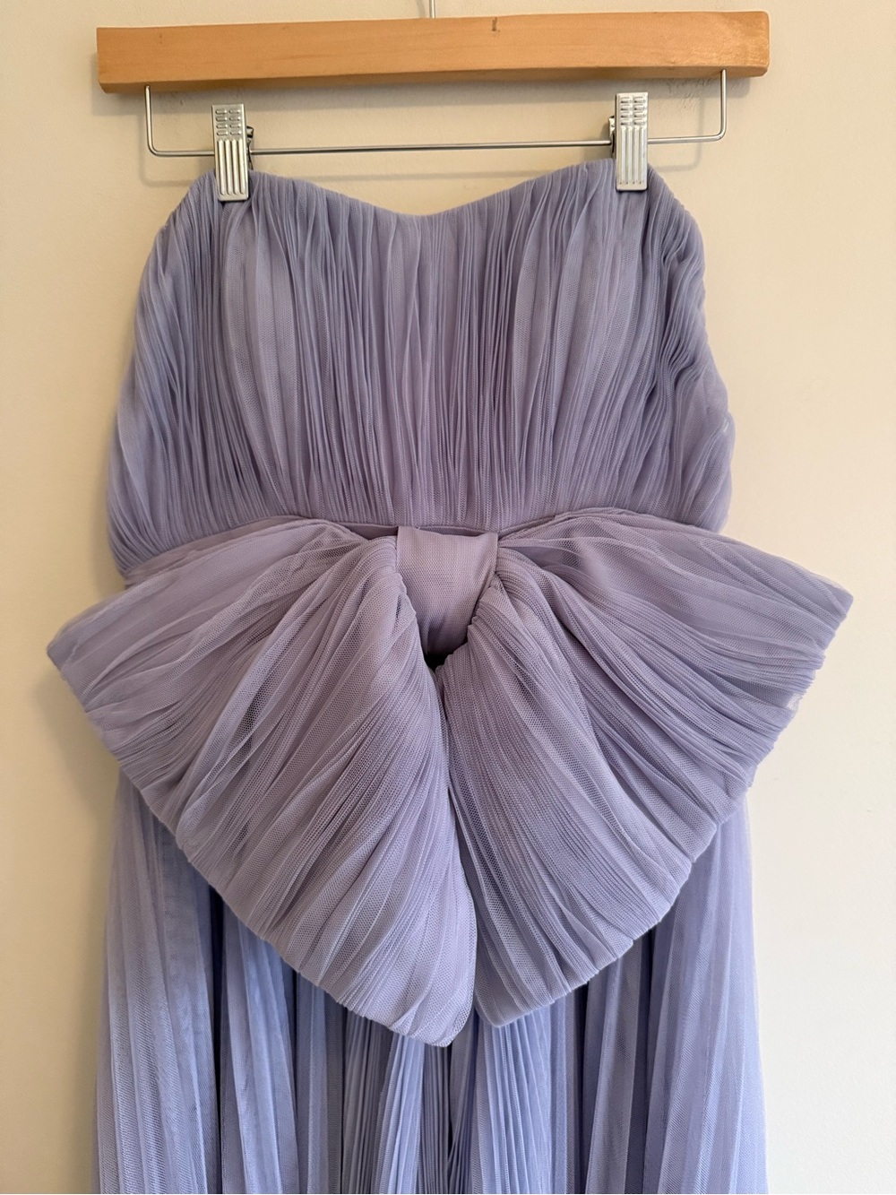 Hutch Dusty Lavender Strapless Tulle Dress - Picture 2 of 6